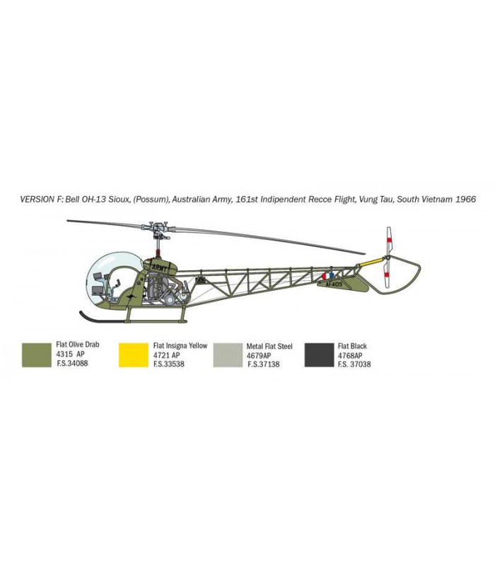 #11005 Model-Kit-vrtulnik-2820-OH-13-Sioux-Corean-War-1-48-_a125169394_10374