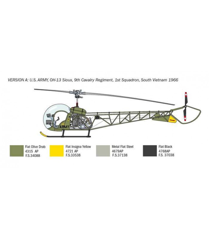 #11010 Model-Kit-vrtulnik-2820-OH-13-Sioux-Corean-War-1-48-_a125169356_10374