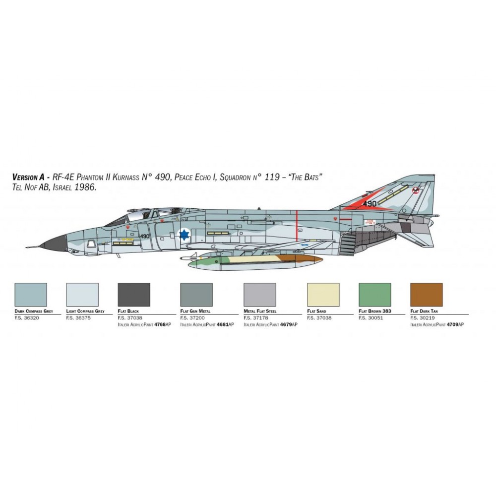 #1909 13050-1_model-kit-lietadlo-italeri-2818-rf-4e-phantom--1-48-