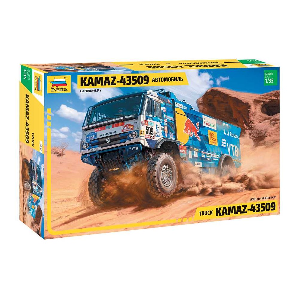 #3170 Model-Kit-trucku-3657-Kamaz-rallye-truck-1-35-_a129284067_10374