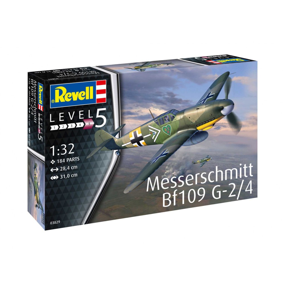 #3261 Plastic-ModelKit-letadlo-03829-Messerschmitt-Bf109G-2-4-1-32-_a128603036_10374