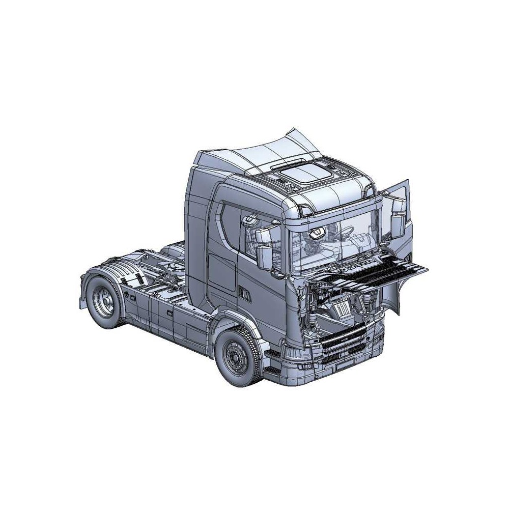 #3742 Model-Kit-truck-3961-Scania-770-4x2-Normal-Roof-1-24-_a138959334_10374