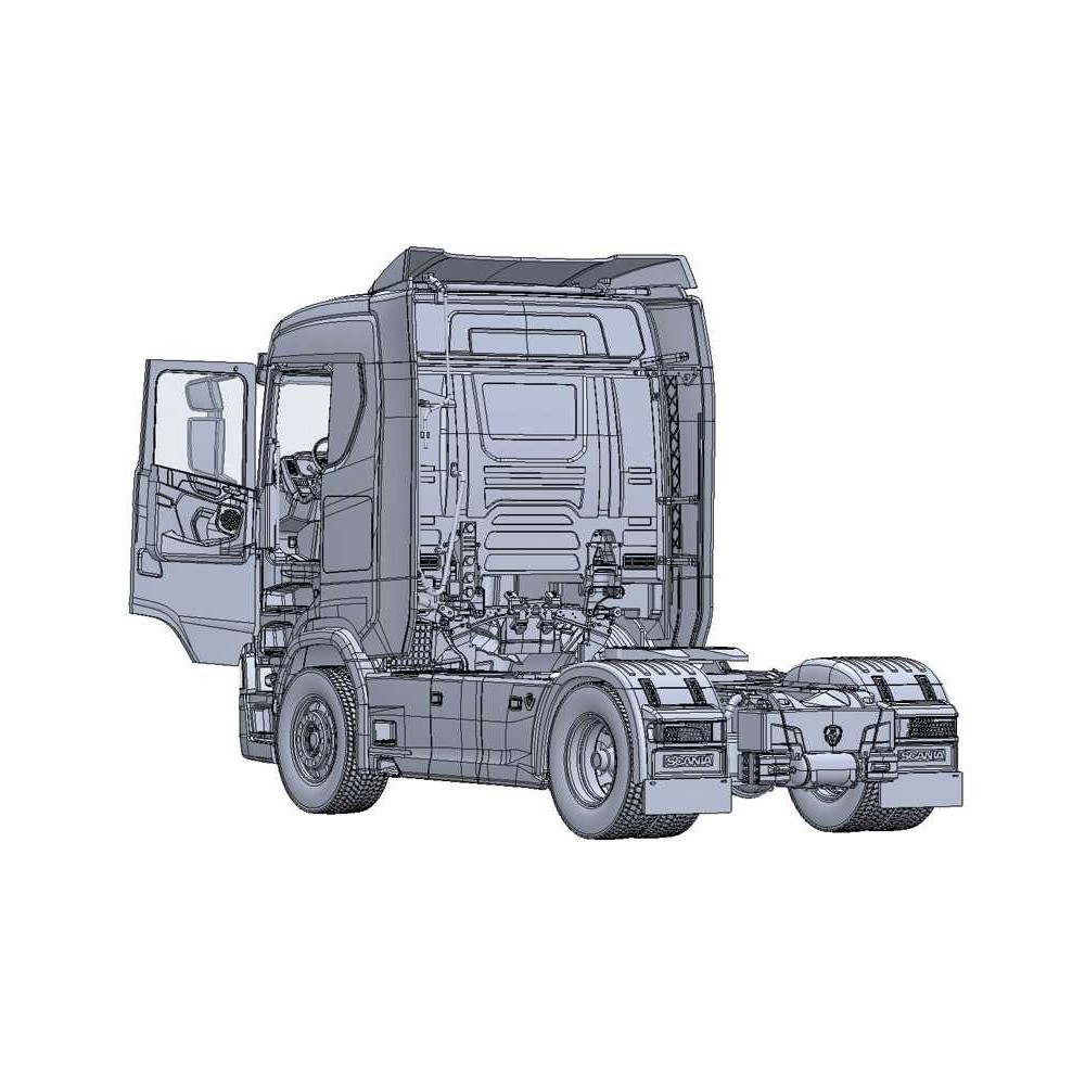 #3743 Model-Kit-truck-3961-Scania-770-4x2-Normal-Roof-1-24-_a138959346_10374