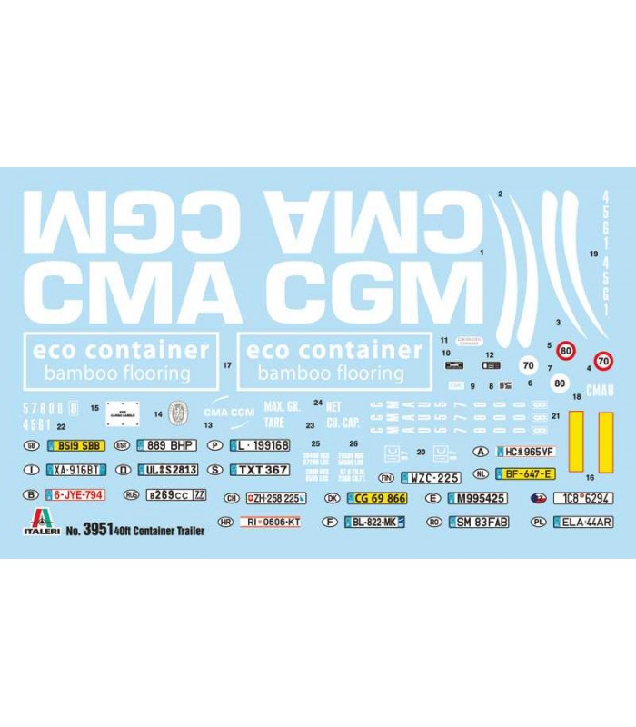 #4412 Model-Kit-truck-3951-40-Container-Trailer-1-24-_a113508843_10374