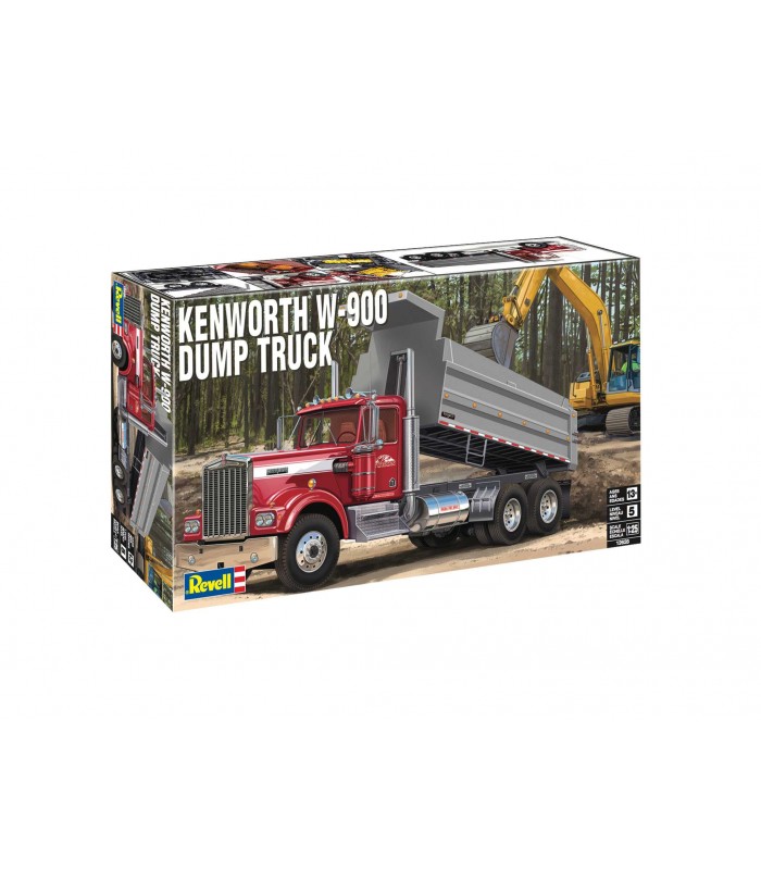#4441 Plastic-ModelKit-MONOGRAM-truck-2628-Kenworth-W-900-Dump-Truck-1-25-_a129625210_10374