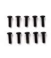 Skrutky M3x10mm imbus polguľ. hlava 10ks