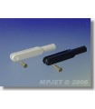 Vidličky plast l=44 mm pr.2,5 M3 čierne 2ks